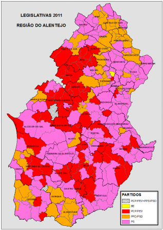 ALENTEJO: LEGISLATIVAS 2011
